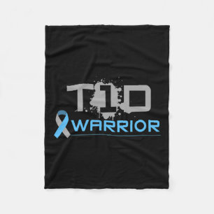 Diabetisch - Spaß Typ 1 Diabetes Aufklärung T1d Fleecedecke