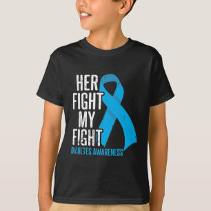Diabetische Töchter unterstützen Familiendiabete T-Shirt