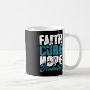 Diabetischer Krieger Gift Faith Cure Hope Diabetes Kaffeetasse