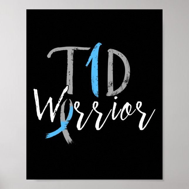 Diabetischer Spaß Typ 1 Diabetes Poster (Vorne)