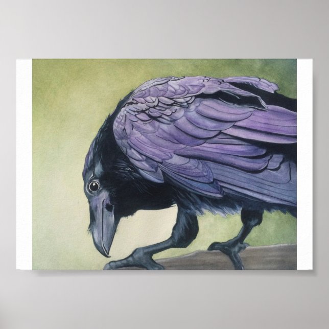 Diablo Das rohe Crow-Farbdruckpapier Poster (Vorne)