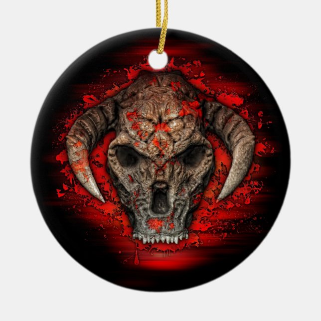 Diablo Keramikornament (Vorne)