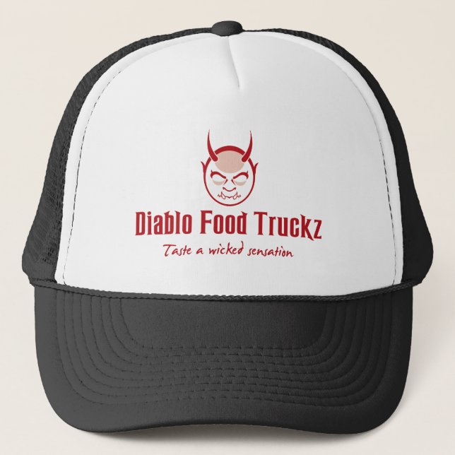 Diablo-Nahrung Truckz Truckerkappe (Vorderseite)