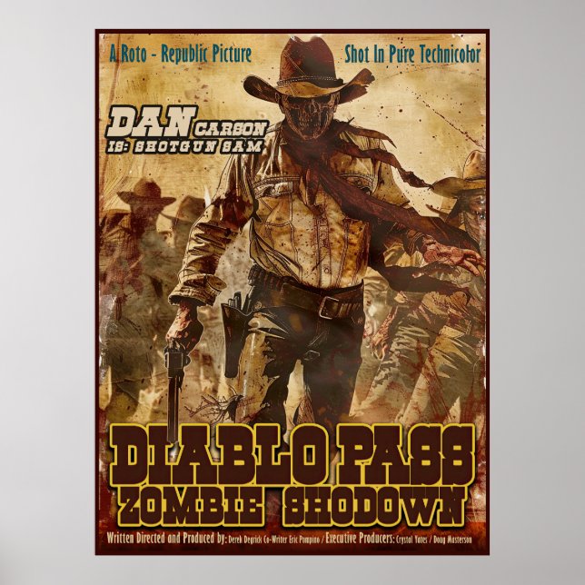 Diablo Pass Zombie Showdown Poster (Vorne)