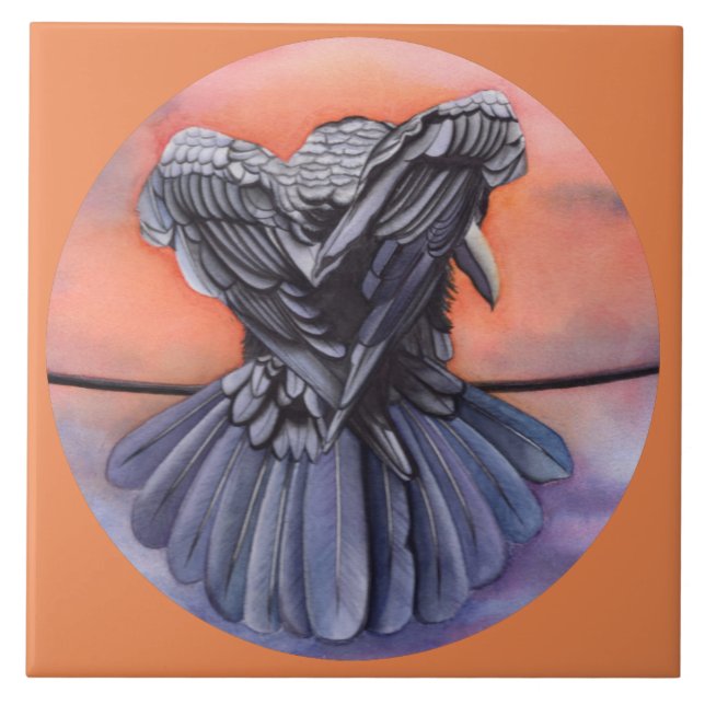 Diablo The Raven Keramik Tile in 2 Größen Fliese (Vorderseite)