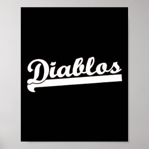 Diablos Fußball Verkauf Teppich Poster
