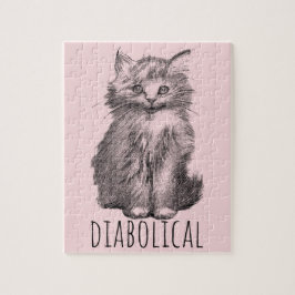 Diabolical Cute Fluffy Kitten Puzzle