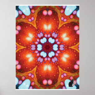 Diadem Kinematische Collage Kaleidoskop Poster