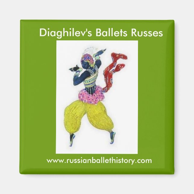 Diaghilevs Ballets Russes Magnet (Vorne)