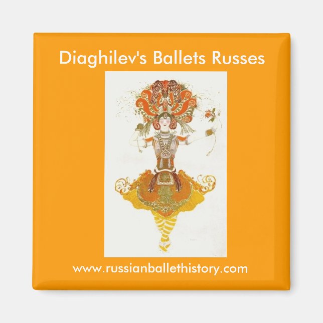 Diaghilevs Ballets Russes Magnet (Vorne)