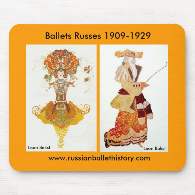 Diaghilevs Balletts Russes Mousepad (Vorne)