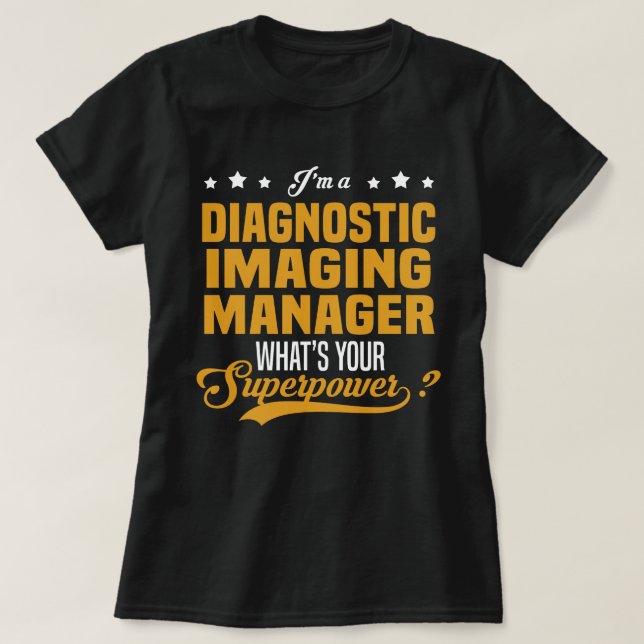 Diagnose-Bildmanager T-Shirt (Design vorne)
