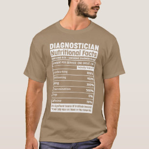 Diagnostiker Squadeam Professionelle Ernährungs bo T-Shirt