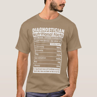 Diagnostiker Squadeam Professionelle Ernährungs bo T-Shirt