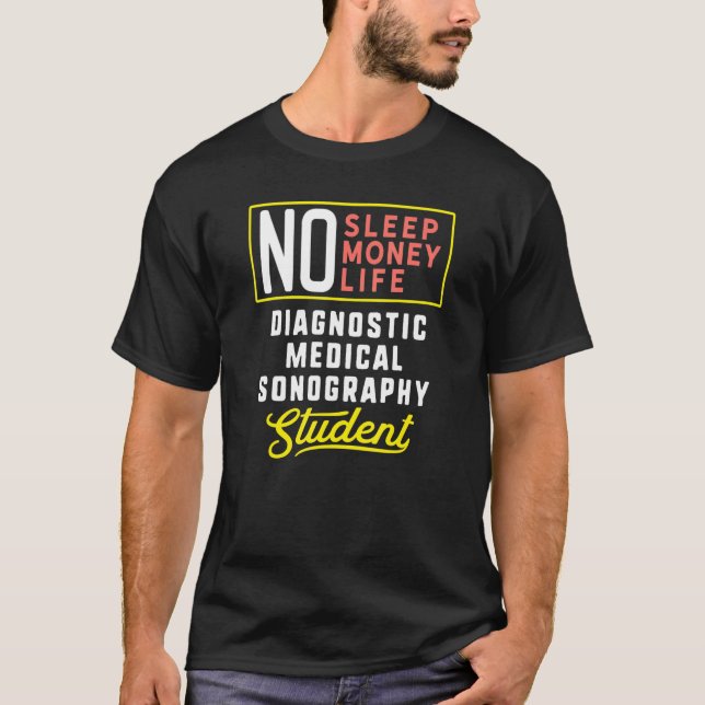 Diagnostische medizinische Sonographie Hauptstudie T-Shirt (Vorderseite)