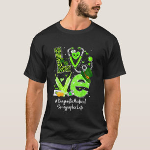 Diagnostischer medizinischer Sonographin Krankenve T-Shirt