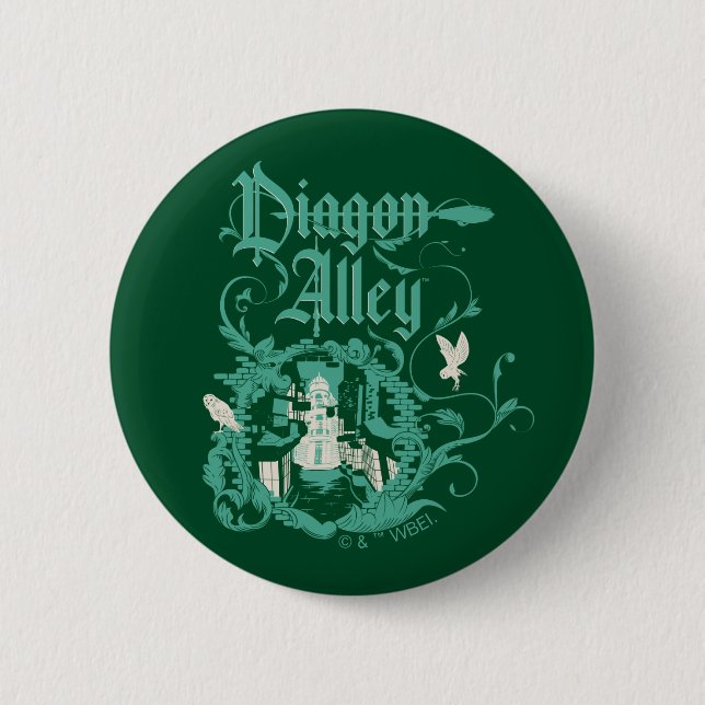 DIAGON ALLEY™ Vintag Graphic Button (Vorderseite)