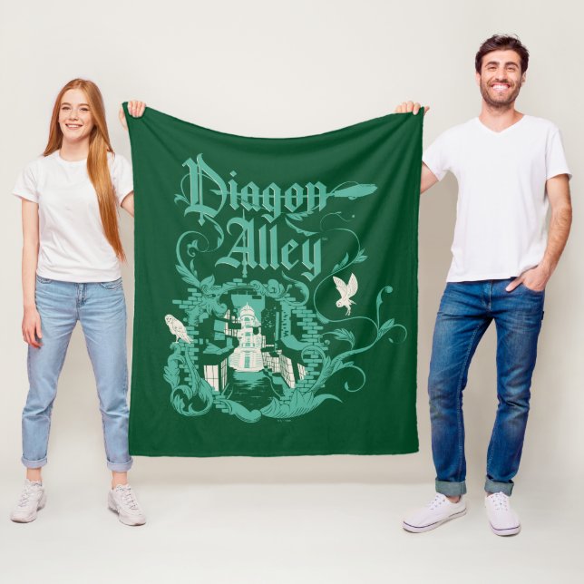 DIAGON ALLEY™ Vintag Graphic Fleecedecke (Beispiel)