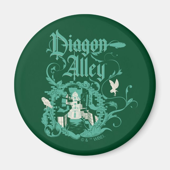 DIAGON ALLEY™ Vintag Graphic Magnet (Vorne)