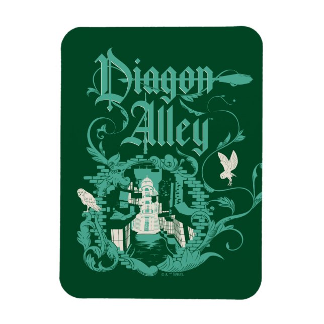 DIAGON ALLEY™ Vintag Graphic Magnet (Vertikal)