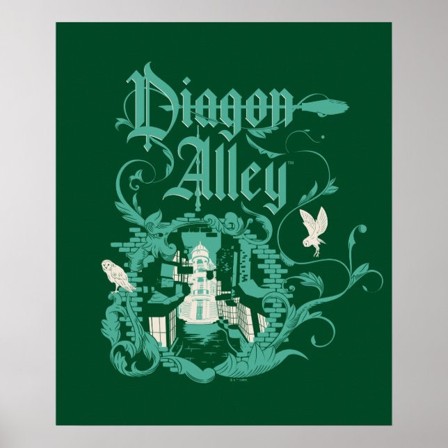 DIAGON ALLEY™ Vintag Graphic Poster (Vorne)