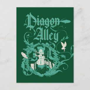 DIAGON ALLEY™ Vintage Grafik Postkarte