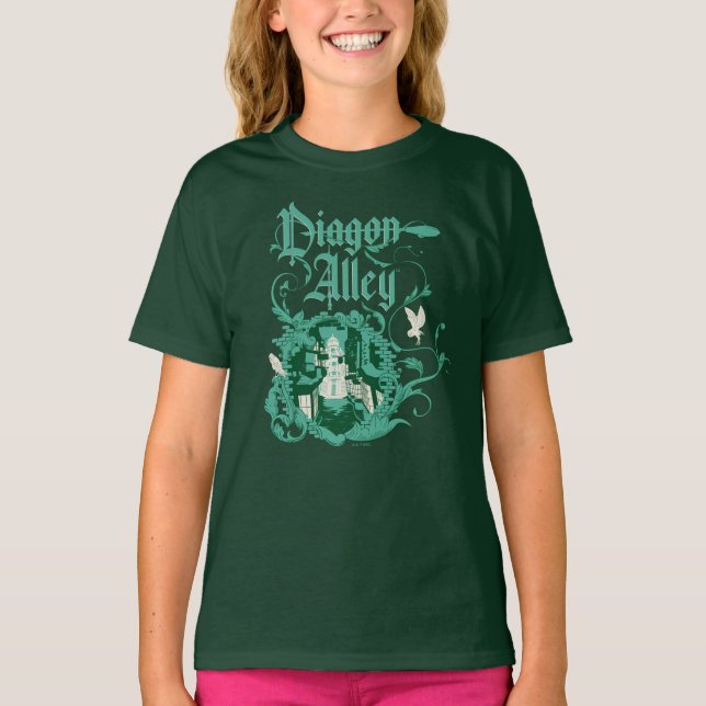 DIAGON ALLEY™ Vintage Grafik T-Shirt (Vorderseite)