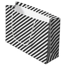 Diagonal black and white stripes pattern