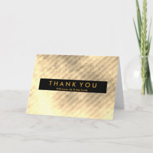 Diagonal Blau und Rosa Streifen Moderne Vielen Dan Dankeskarte