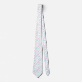 Diagonal Elegante: Wasserfarben Linien Krawatte