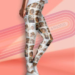 Diagonal Funky Foto Grid mit 6 Fotos Leggings<br><div class="desc">Ein Druck mit Fotos in den personalisierten Leggings. Das diagonale Muster erzeugt ein maximalistisches Muster, das Spaß und Verrücktheit macht. Der Hintergrund zwischen jedem Foto ist weiß, kann aber im erweiterten Designbereich geändert werden. Benutzen Sie Ihr Lieblings-Foto oder Ihre Bilder, um Spaß zu haben und mit Freunden zu teilen.</div>