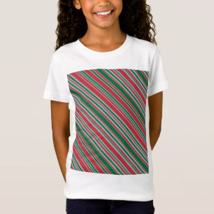 Diagonal gestreifter Hintergrund T-Shirt