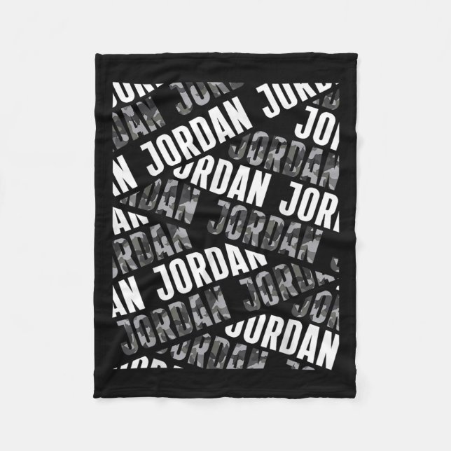 Diagonal Jordan Pattern Camouflage Pattern G Camou Fleecedecke (Vorderseite)