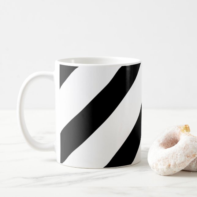 Diagonal Kaffeetasse (Mit Donut)
