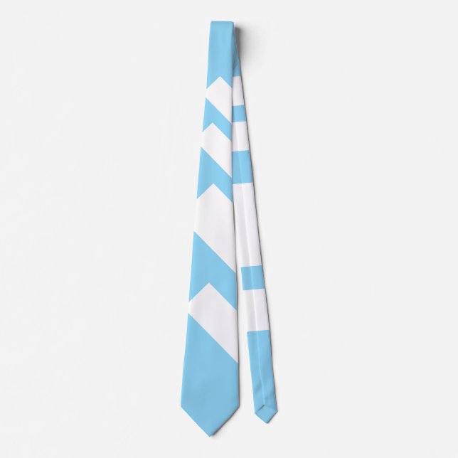 Diagonal Light Blue Krawatte (Vorderseite)