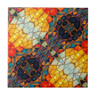 Diagonal Lila Fliese