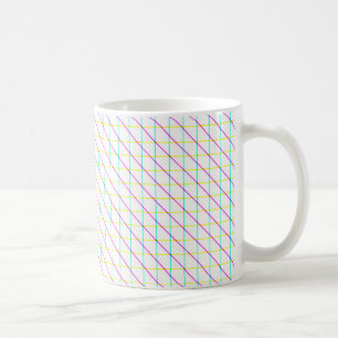 Diagonal Lines Tasse