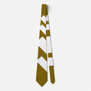 Diagonal Med Brown Krawatte