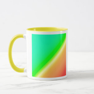 Diagonal Ombre Green Tasse