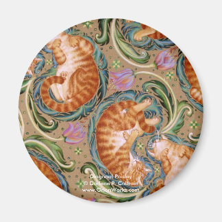 Diagonal Paisley, Diagonal Paisley Darlene P. ... Magnet