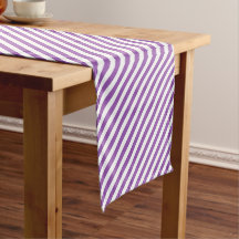Diagonal purple and white stripes pattern