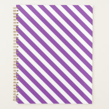 Diagonal purple and white stripes pattern