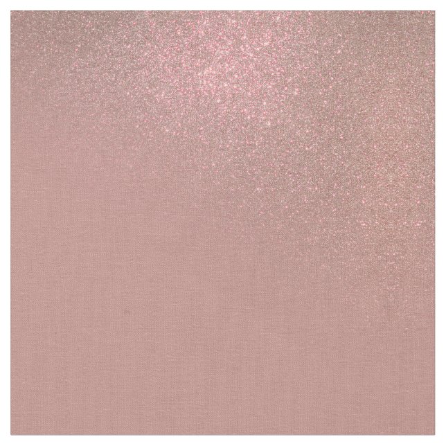 Diagonal Rose Gold Glitzer Gradient Ombre Stoff (Nahaufnahme)