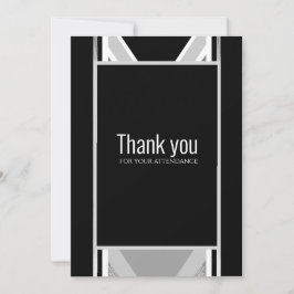 Diagonal schwarz, grau, metallisch gestreift danke