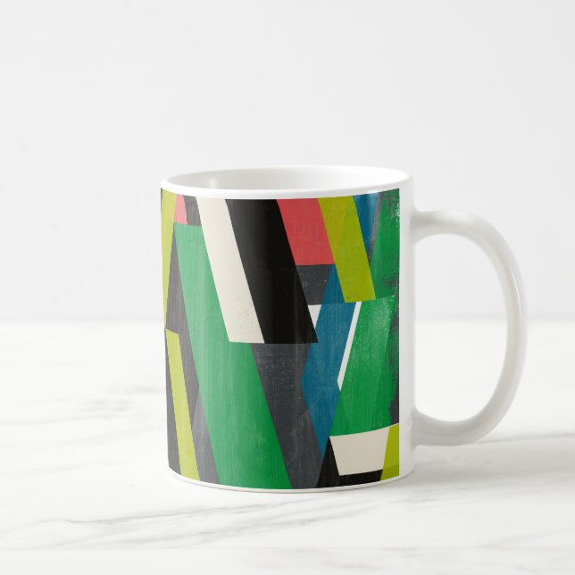 Diagonal-Slipstream-Muster Kaffeetasse (Rechts)