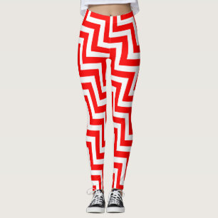 Diagonal Zickzack Leggings