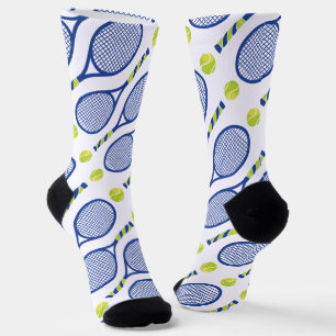 💚 💙 🎾 diagonalblau, grün, weiß 🎾 Muster Socken