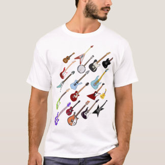 Diagonale Gitarren 2 T-Shirt