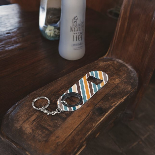 Diagonale Multicolor Streifen Mini Flaschenöffner (Bottle Openers)