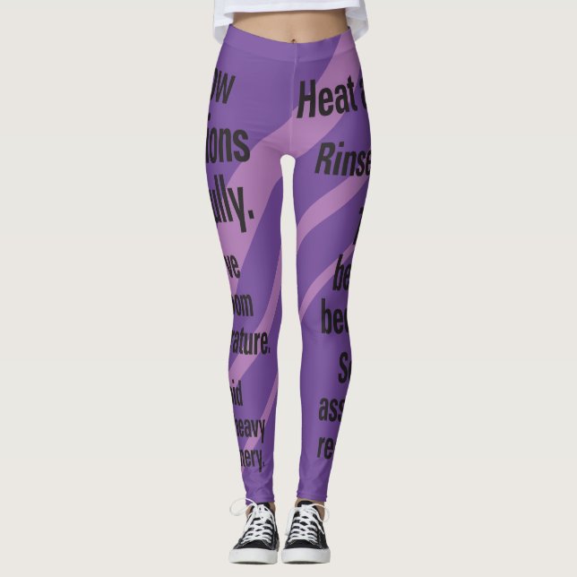 Diagonale neue Richtungen Leggings (Vorderseite)